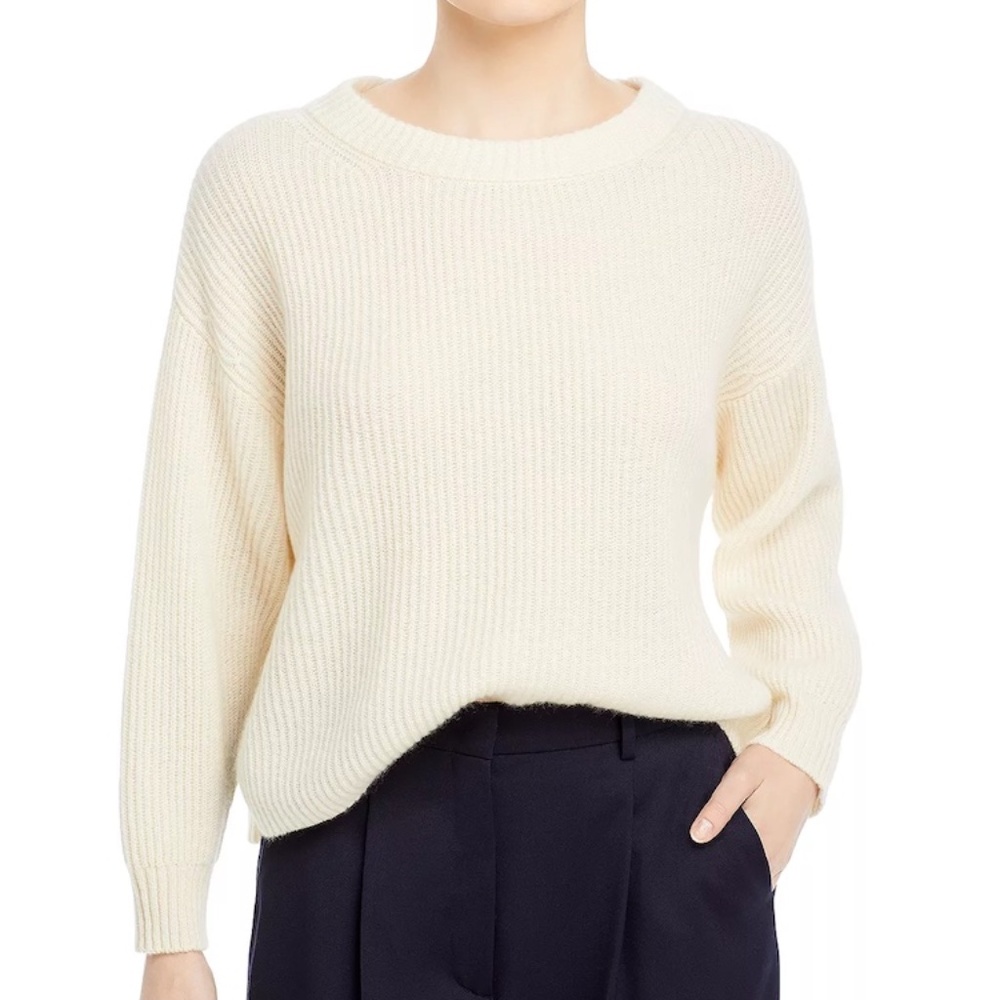 Weekend Max Mara Lotus Cashmere Sweater Ivory Sz M